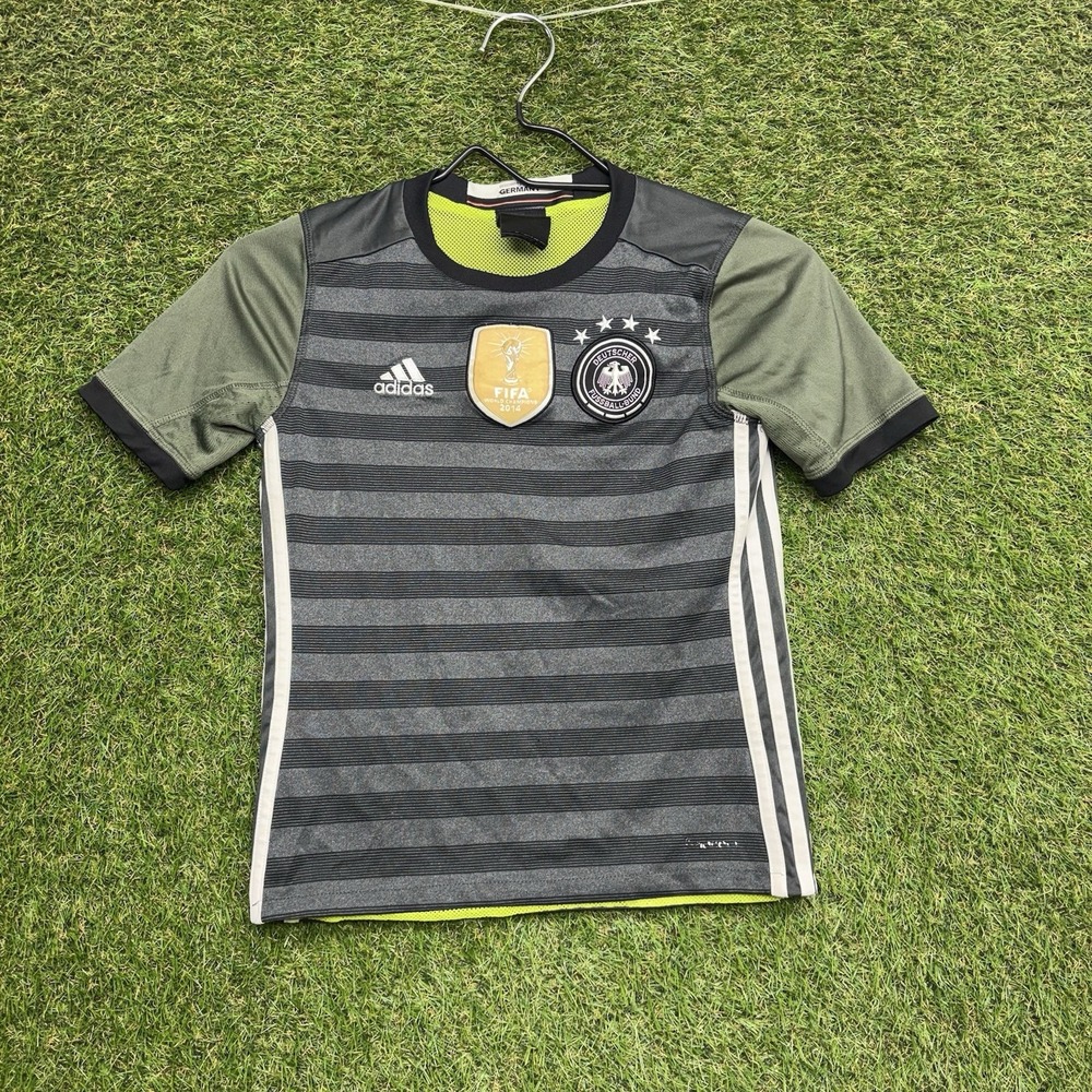 Adidas Germany 2016/17 Football Soccer Jersey Boys Medium 8-10 Youth Away Blank